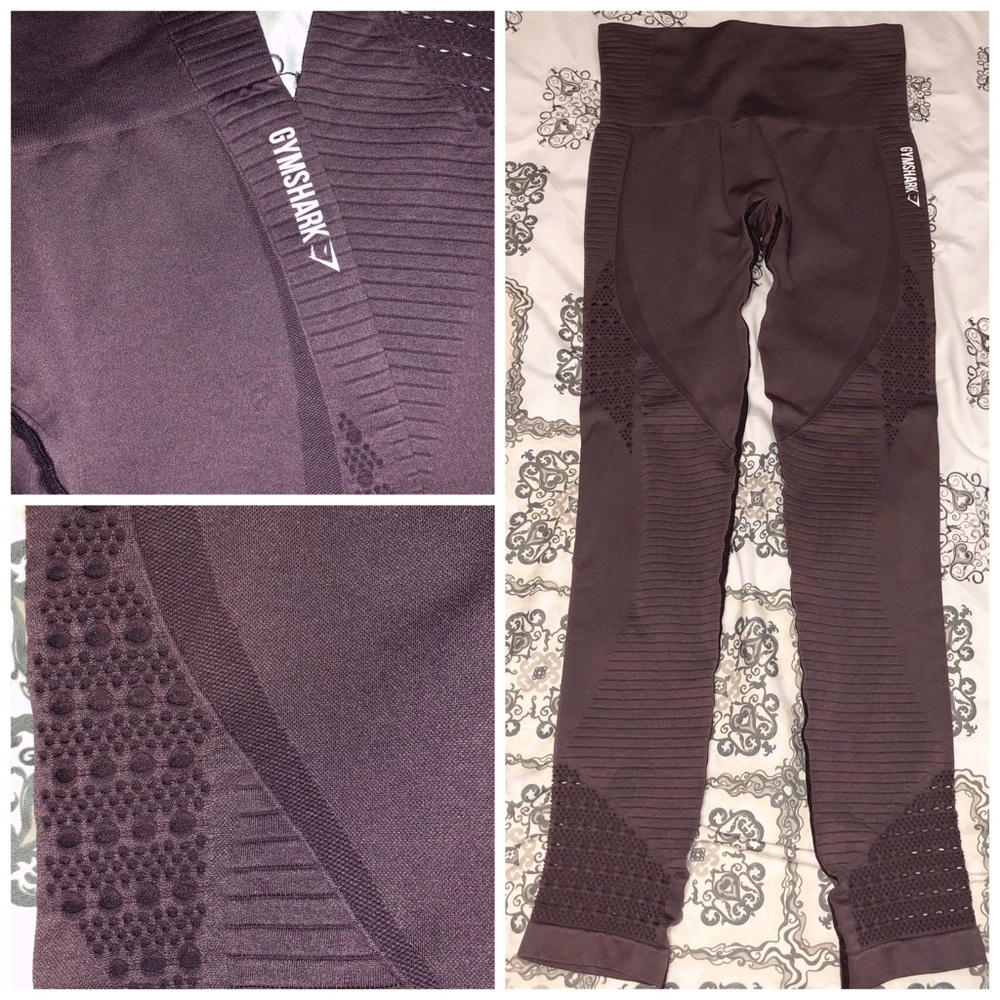 Gymshark Seamless High Waisted Purple Leggings Womens M workout pants